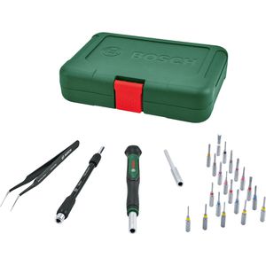 Bosch Schraubendreher 1600A039HT, Set, Feinmechanik, Schlitz, Kreuz, Torx, 24-teilig