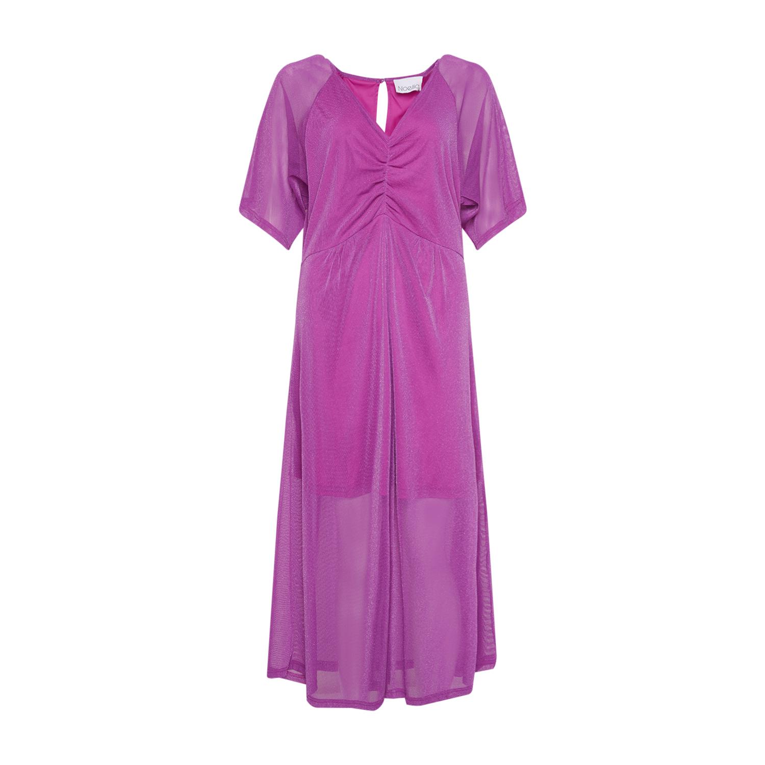 Weense midi-jurk in lila