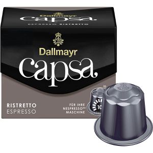 Dallmayr Kaffeekapseln Capsa Espresso Ristretto, 10 Kapseln, für Nespresso