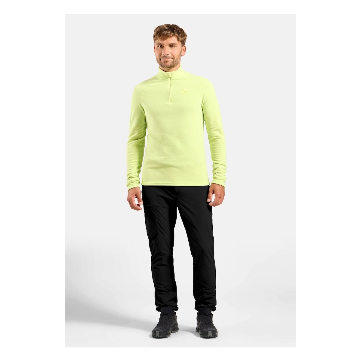 Odlo The Rigi Half-zip Mid Layer shadow lime (40440) XXL 542592-40440-XXL