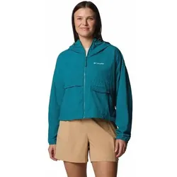 COLUMBIA Damen Schlupfjacke Spire Valley Cropped Windbreaker, Größe M in Blau Blau