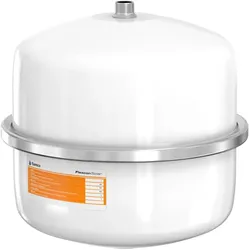 Flamco, Wasserpumpe, Ausdehnungsgefäss FLEXCON SOLAR 18 l, 8 b, R 3/4, Vordr. 2,5 bar, weiss