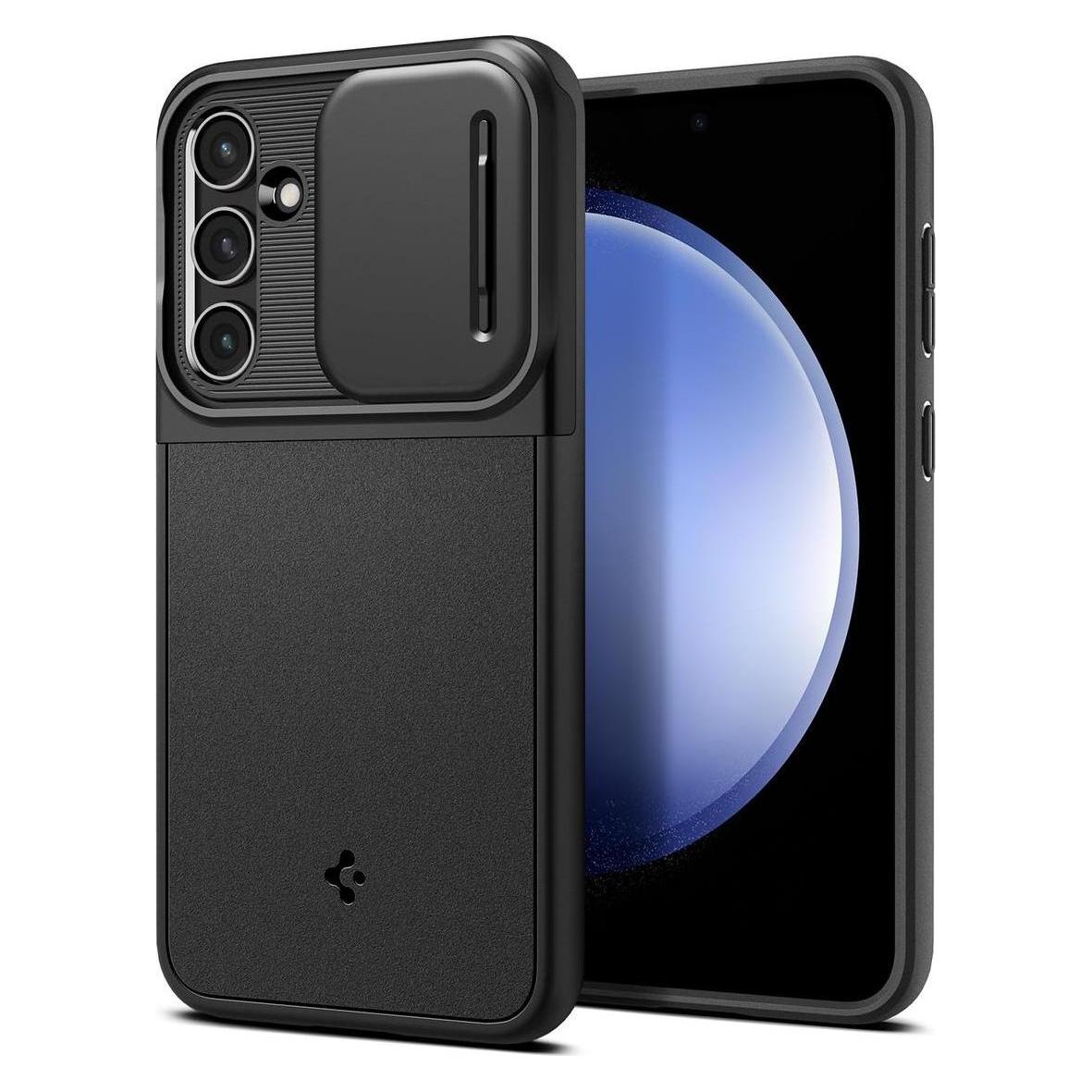 Spigen Optik Armor Sam S23 FE czarny/black ACS06380 (Samsung Galaxy S23 FE) (1489652001)
