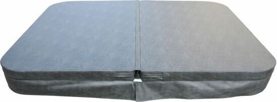 PureHaven Thermoabdeckung 230x230 cm verschließbar mit Schnallen windsicher perfektes Ablaufsystem für Regen und Schnee faltbar in der Mitte