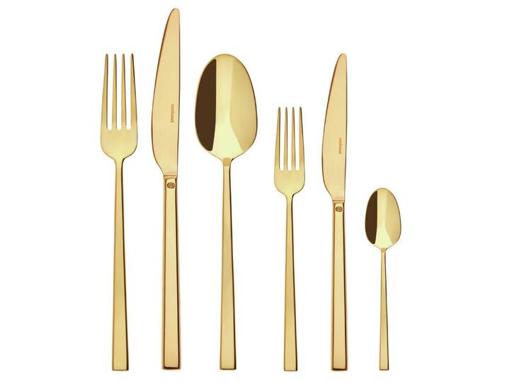 sambonet Besteck-Set Sambonet Besteckset Rock Gold 36-teilig
