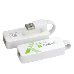 EFB IDATA-USB-ETGIGA-3A USB3.0 Konverter USB A auf RJ45 Gigabit, weiß IDATAUSBETGIGA3A