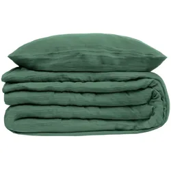 Atmosphera - Bettbezug-Set 220x240cm mit 2 Kissenbezügen 65x65cm 100% Baumwolle