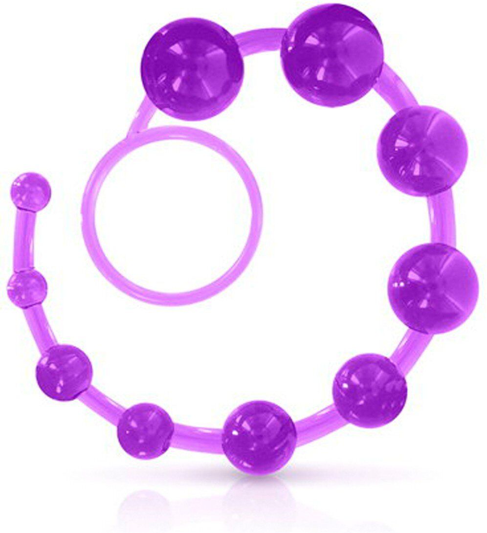 Glamy Chapelet anal souple violet