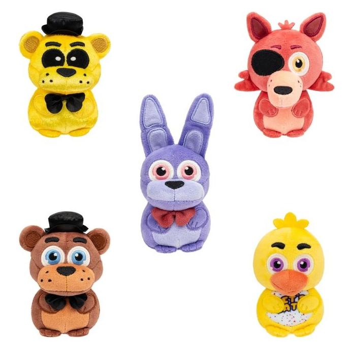 Jazwares FNF Mini-Plüsch 10cm sort. Five Night at Freddys (6.35 cm) (FNF0045)