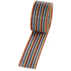 Flachkabel farbig Raster 1,27mm 34 pin 10m