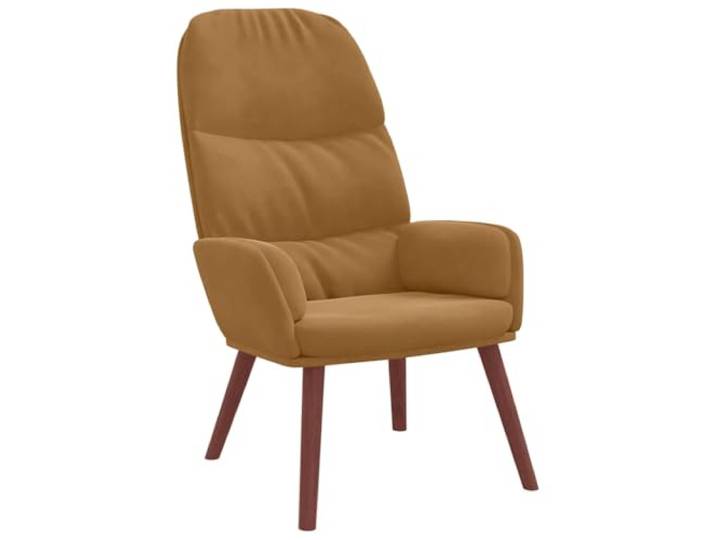 Makastle Relaxsessel Braun Samt