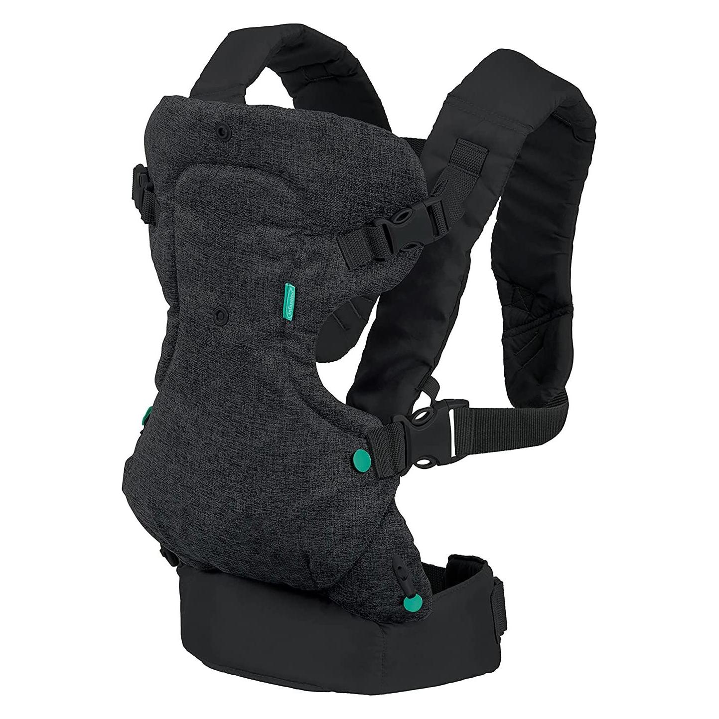 Infantino Flip 4-in-1 Trage mit waschbarem Laetzchen Black Denim (7865716-773554901832)
