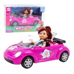 Lean Toys Lean Mini-Puppenwagen Cabrio Hundeset (66583678)