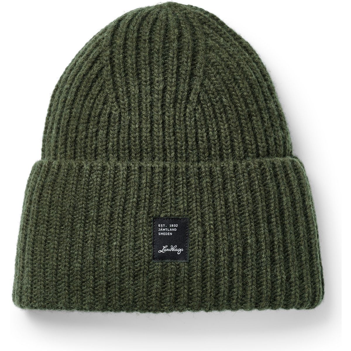 Lundhags Knitted Wool Beanie forest green (67200) OS 47204-26-67200-OS