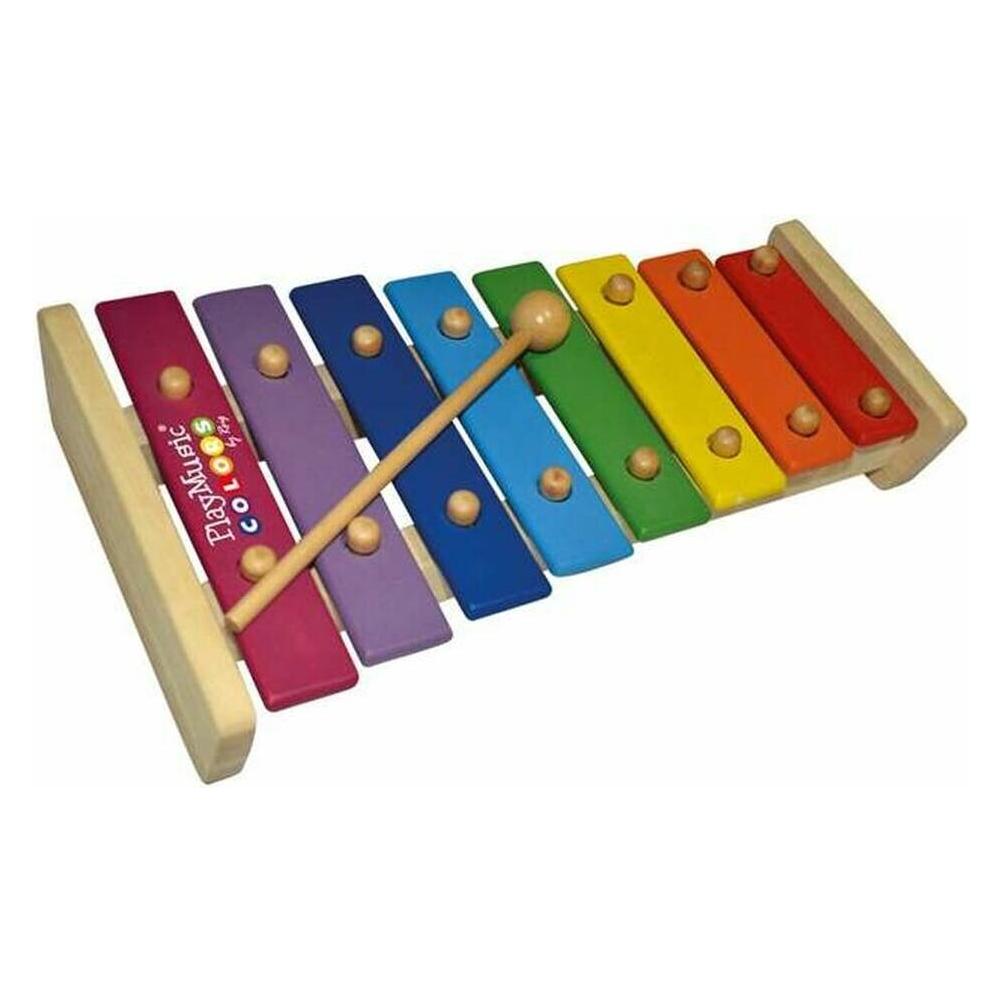 Reig Xylofon Bunt Holz Kunststoff 23 cm (Deutsch, Englisch, Französisch, Portugiesisch, Spanisch) (45289097)