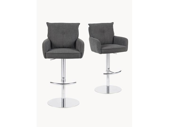 Barhocker Kira 2er-Set - Cord oder Samt