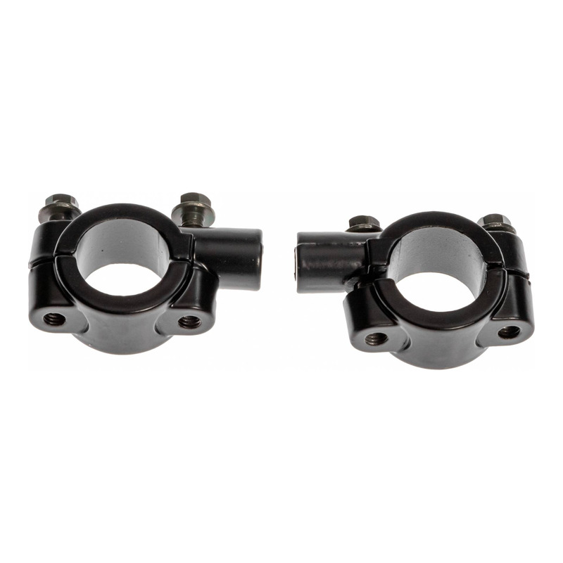 1Tek Origine Supports noir de rétroviseur Ø 8 mm pas à droite