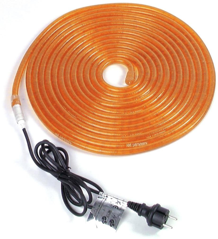 Eurolite Rubberlight RL1-230V, oranje, 5 meter
