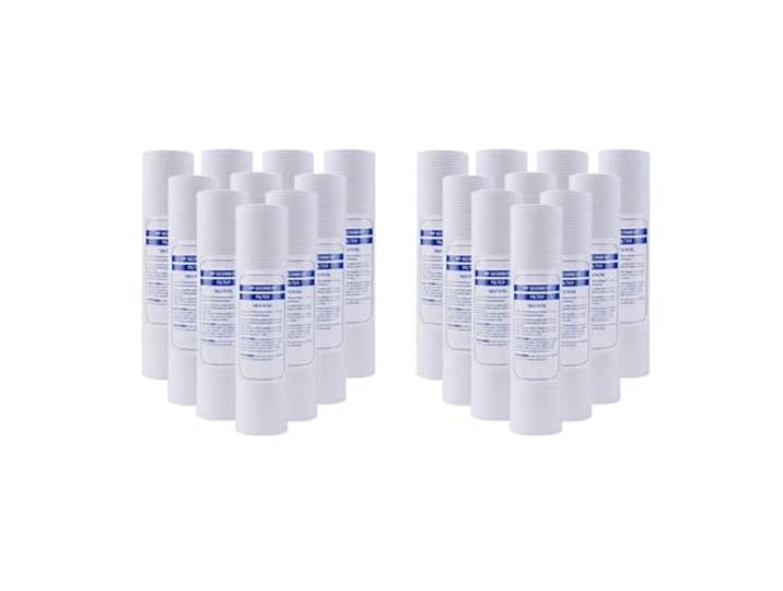 OutFyt Unter der Spüle Wasserfiltersystem, 10 Stück Sediment-Wasserreiniger, vordere Filterkartusche, Ersatz-Polypropylen-Sedimentfilter, PP-Baumwollfilter 517C Trinkwasserfilter (Size : 1 Micron)