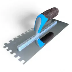 Tile Rite - Premium Zahnkelle (Edelstahl) mit Kork-Griff (Zahnungen 4 / 6 / 8 / 10 / 12 mm) - 10,0 mm