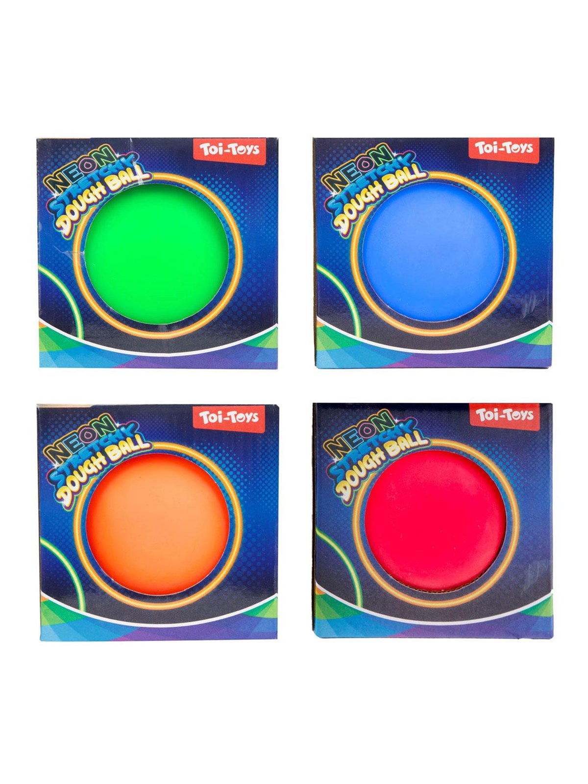 Toi-Toys Fun Kneading Ball Neon 10cm