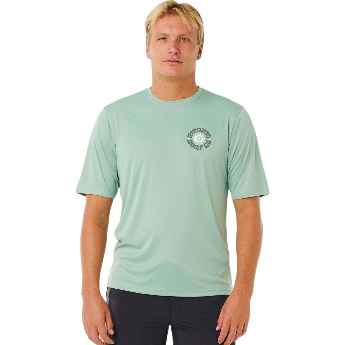 RipCurl Pacific Rinse Surflite UPF Short Sleeve aloe (3237) 2XL 16ZMRV-3237-2XL