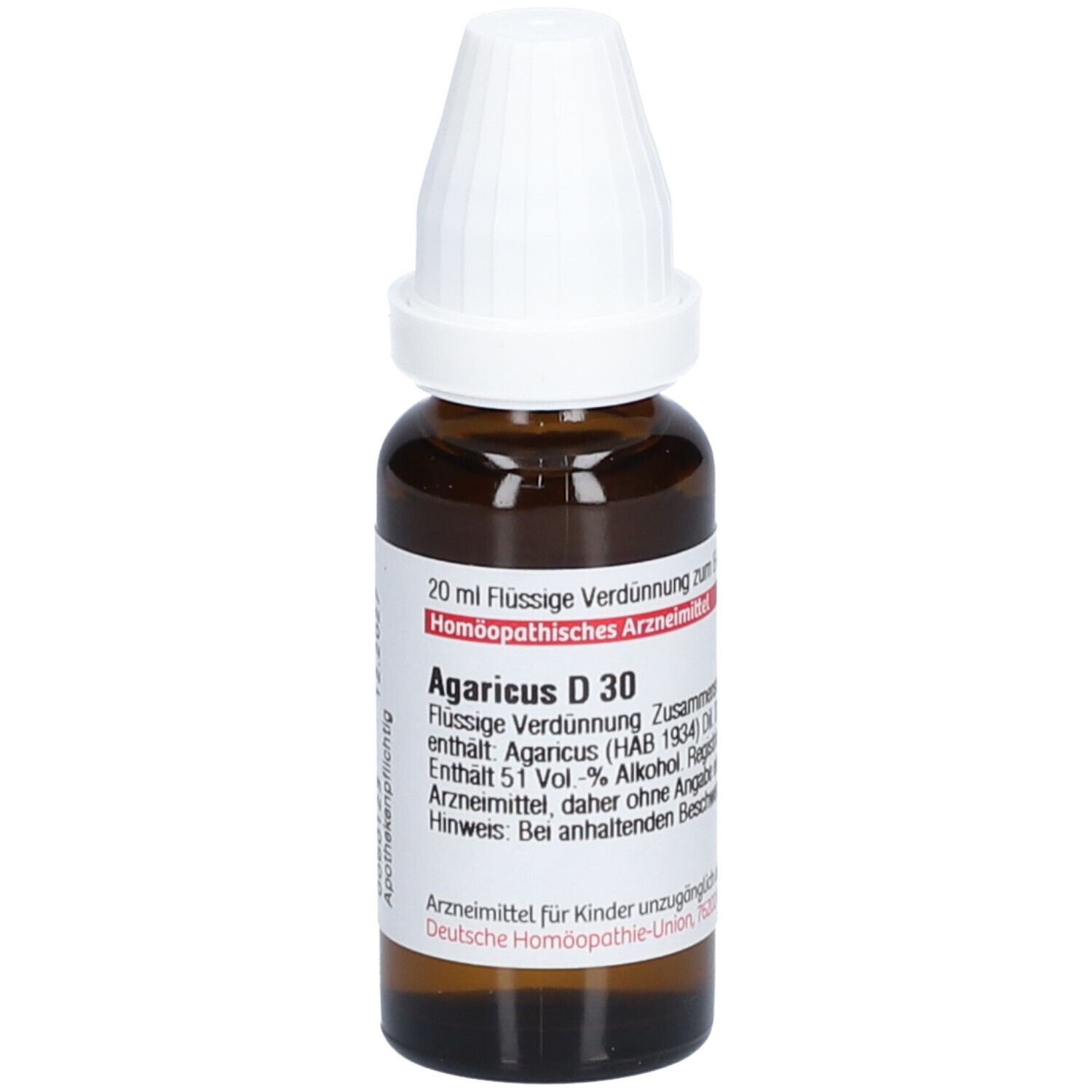 Agaricus D 30 Dilution 20 ml