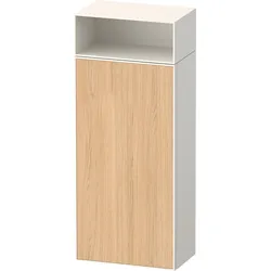 Duravit Zencha Halbhochschrank, 400x240x961mm, Anschlag links, ZE1351L30840000, Farbe: Front: Eiche Natur/Korpus: Weiss supermatt