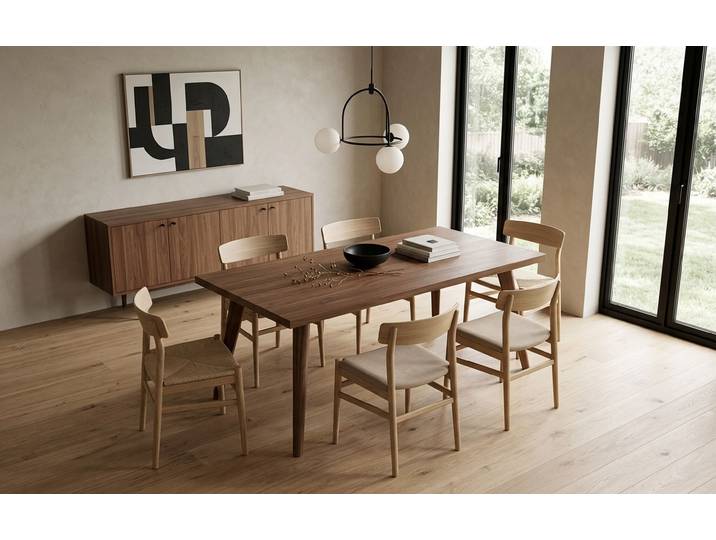 Table: Stockholm Noyer (américain) Naturel huilé