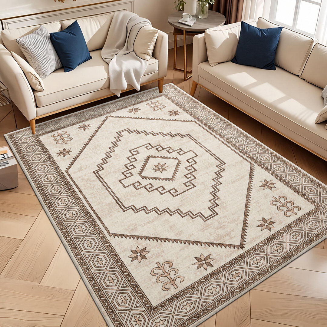 Aspire Homeware Boho Geometric Area Rug RADIANT Rectangle 120 x 170 cm
