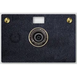 Paper Shoot Leder Textur Case Mitternachtsblau