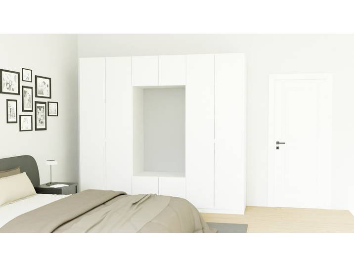 Meuble vestiaire Pickawood™ Mélaminé premium Blanc gris