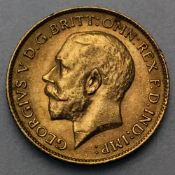 Goldmünze 1/2 Sovereign "Georg V." (Großbritannien)