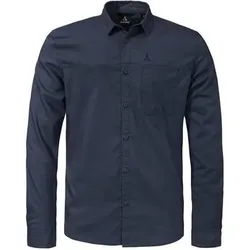 SCHÖFFEL Herren Hemd Shirt Treviso M, Größe 52 in Blau Blau