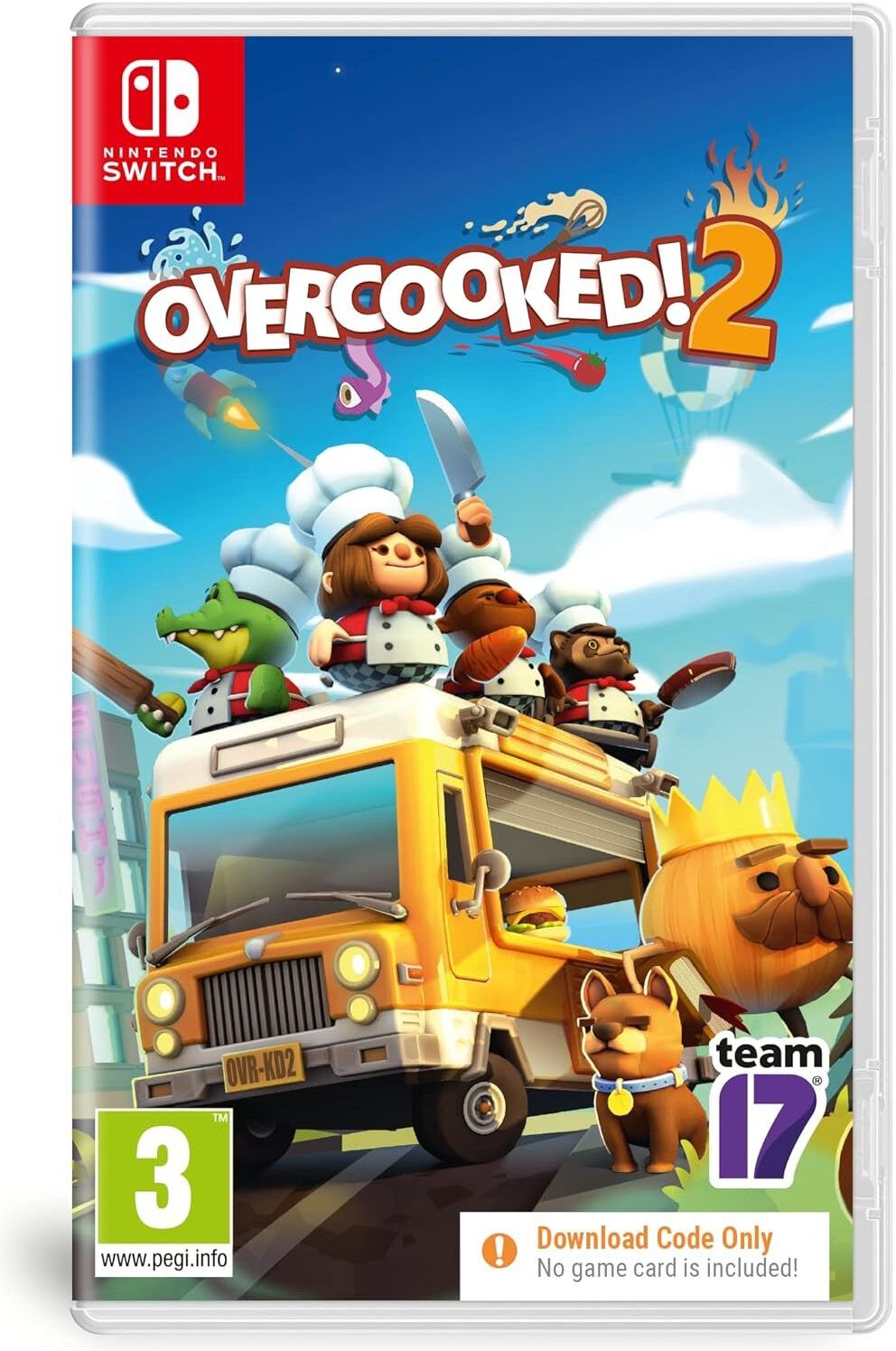 Nintendo Game Overcooked 2 - Nintendo Switch Game, Used - (Without case)