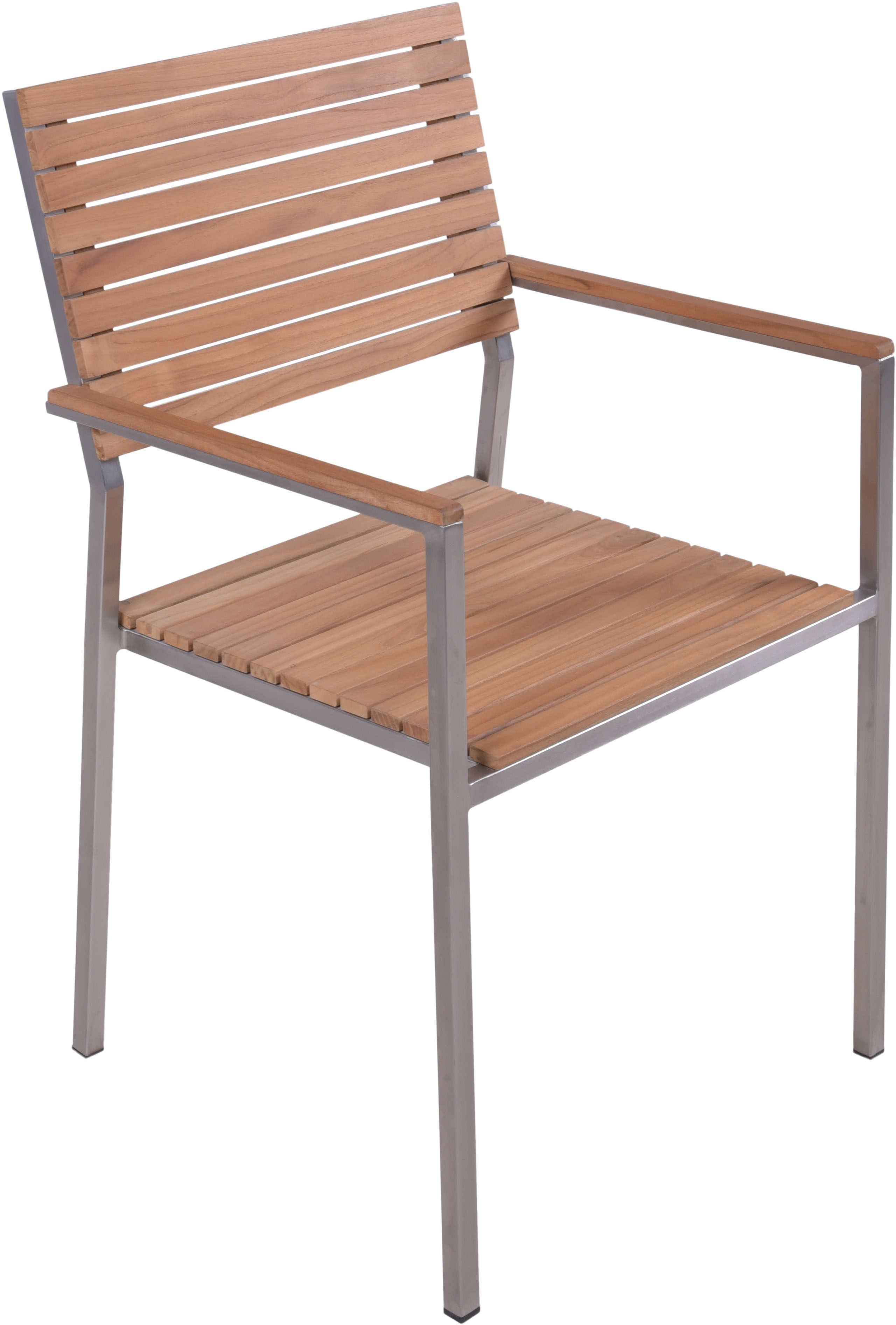 Garten-Essgruppe GARDEN PLEASURE "DENVER Set 05", silber (silber, braun), Sitzmöbel-Sets, Garten-Essgruppe