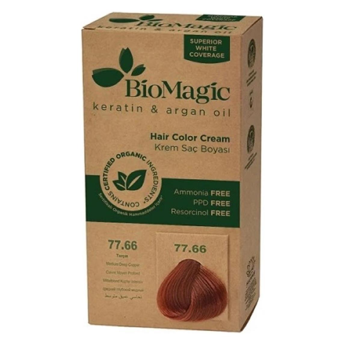 Biomagic Haarfärbemittel Medium Dark Kupfer (77,66) 250 g - Biomagisch (77,66 Medium Dark Copper) (37731491)