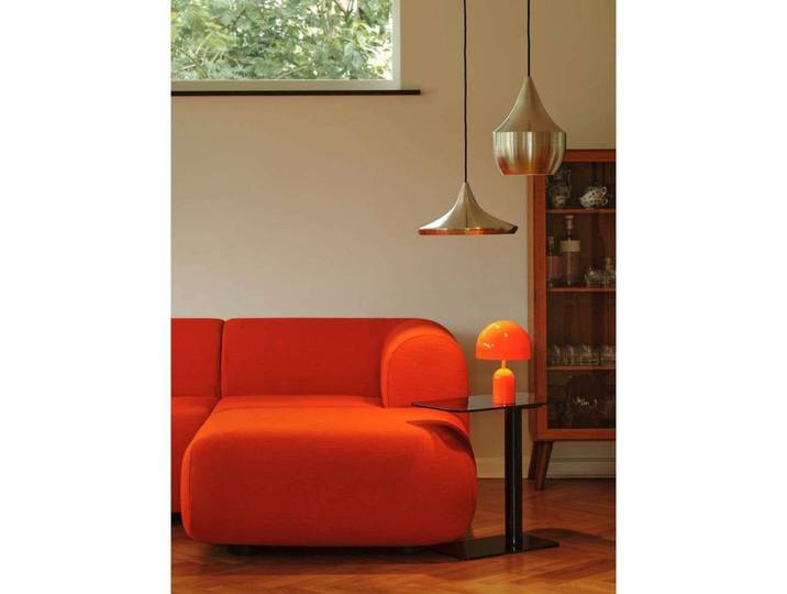 Beat Unbeaten Wide LED Pendelleuchte Aluminium - Tom Dixon - Wohnzimmer