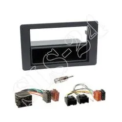 Autoradio 1-DIN Einbaurahmen Radioblende+Adapter Einbauset für Saab 9.5 (YS3E...
