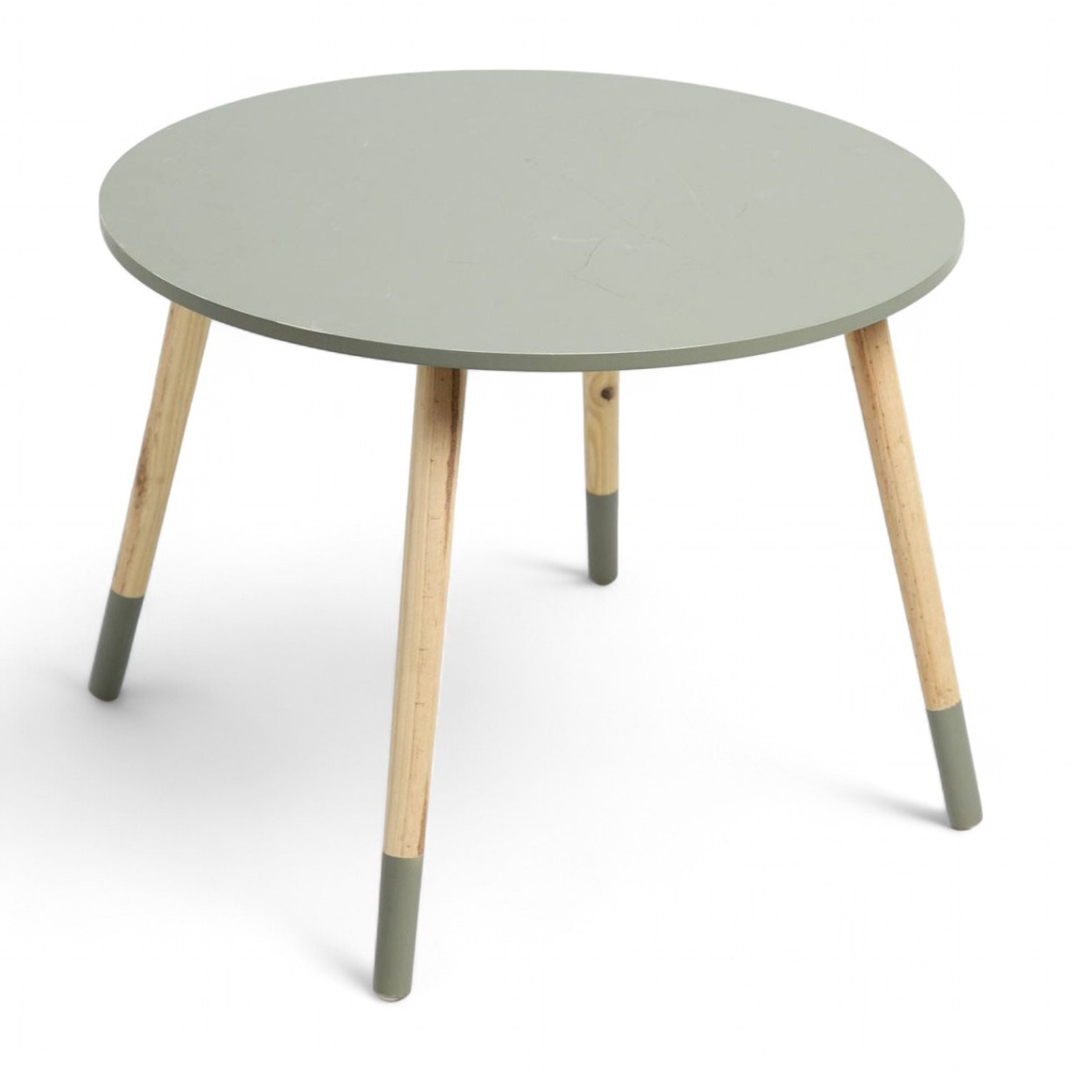 LA FACTORY Kindertafel THE KING OF THE JUNGLE, groen, Ø 60 cm