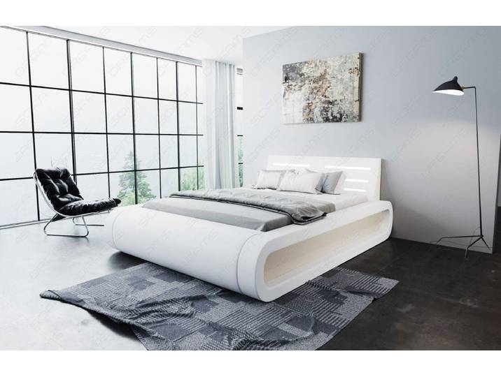Wasserbett Sorano mit LED und gerundeten Seitenteilen