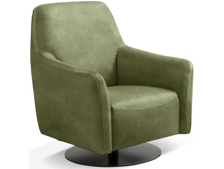 Sessel EGOITALIANO Felicity Drehsessel mit Wippfunktion, kompakt und bequem, Loungesessel , grün (kiwi), B:77cm H:88cm T:85cm, Sessel, Sessel, Solitärsessel drehbar mit Wipp-Funktion