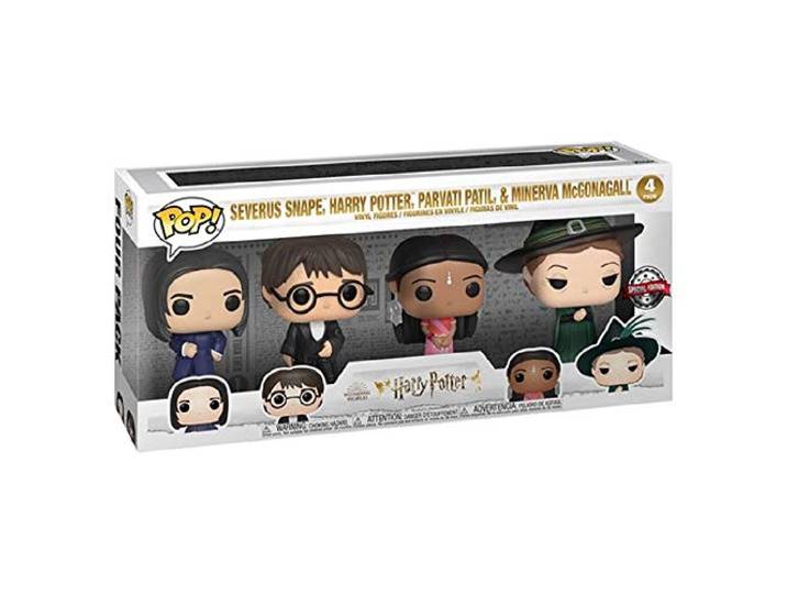 Funko Pop! Wizarding World: Severus Snape, Harry Potter, Parvati Patil, Minerva McGonagall 4pk