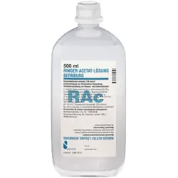 RINGER ACETAT Lösung PE-Flasche 10X500 ml
