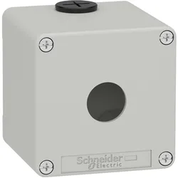 Schneider Electric Leergehäuse XAP, Metall grau, für 1x22mm XAPD1501