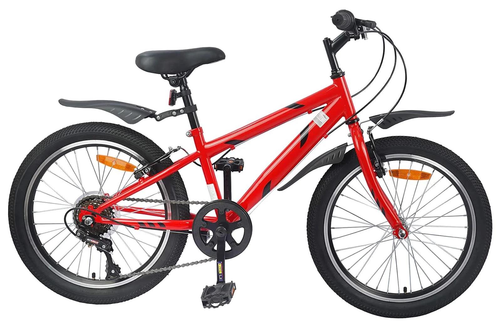 Kinderfahrrad - Einsteiger Fahrrad - 6 Gänge - 50 cm Räder - Armeegrün