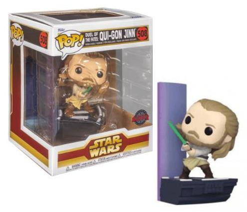 Funko Pop! Star Wars: Episode I - De Wraak van de Sith - Qui-Gon Jinn, Duel of the Fates, Deluxe