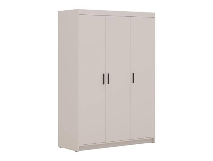 AXLIVING Kleiderschrank Storicos 3T 133cm Beige Praktische Aufteilung: 3 Türen, 7 Fächer, 1 Kleiderstange. Laminierte Platten. Breite von 133 cm. HDF-Rückwand.
