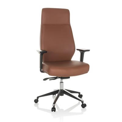 Bürostuhl / Chefsessel VITORO ECO Kunstleder braun hjh OFFICE