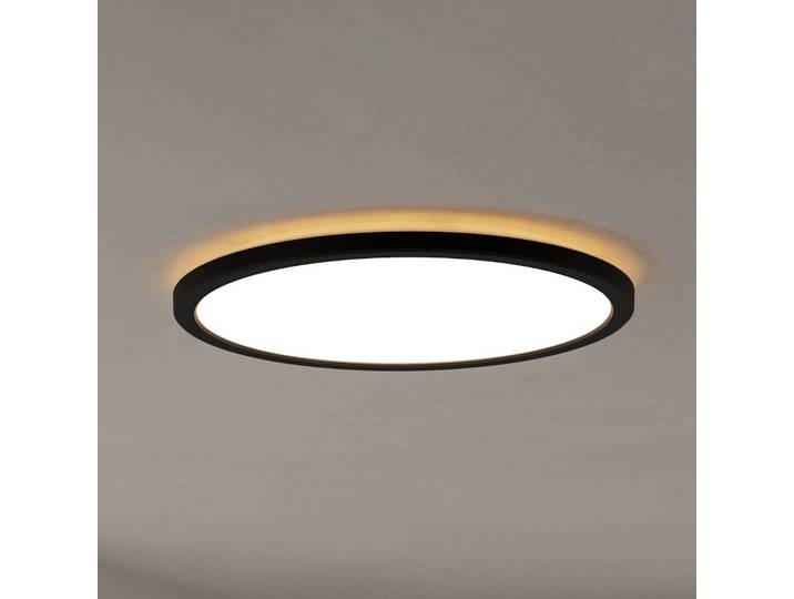 EGLO connect Smart Home Deckenleuchte Connect Rovito-Z, dimmbar, schwarz, für Wohn- / Esszimmer, Kunststoff, Wandlampe